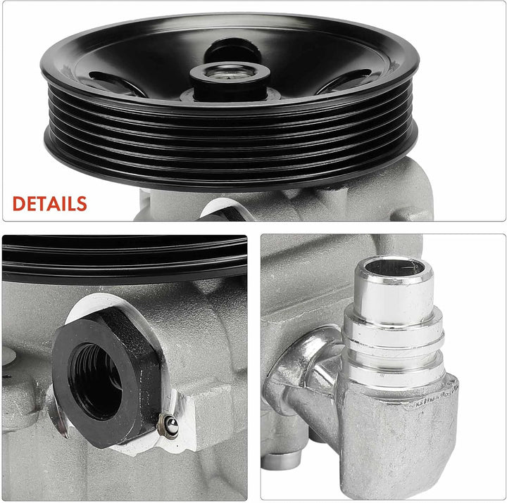 Frankberg Servopumpe Hydraulisch Lenkung mit Riemenscheiben Kompatibel mit CLS C219 5.0L-5.4L 2004-2