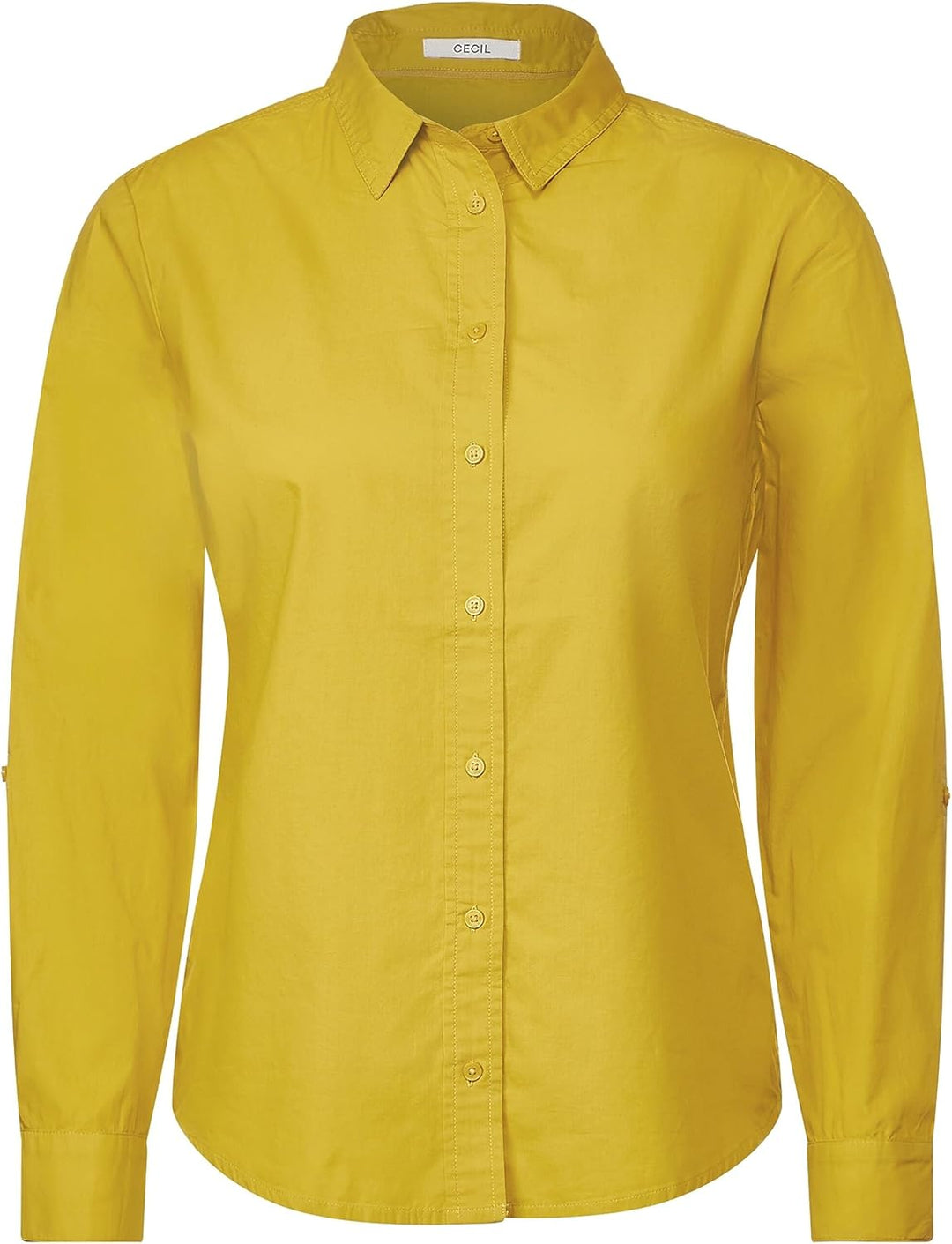 Cecil Damen Hemdbluse L Golden Yellow, L Golden Yellow