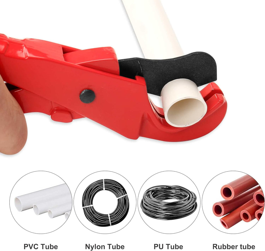 HAUTMEC PEX-Rohr- und Schlauchschneider zum Schneiden von 36 mm PVC-, CPVC-, PPR-, PEX-, Gummischläu