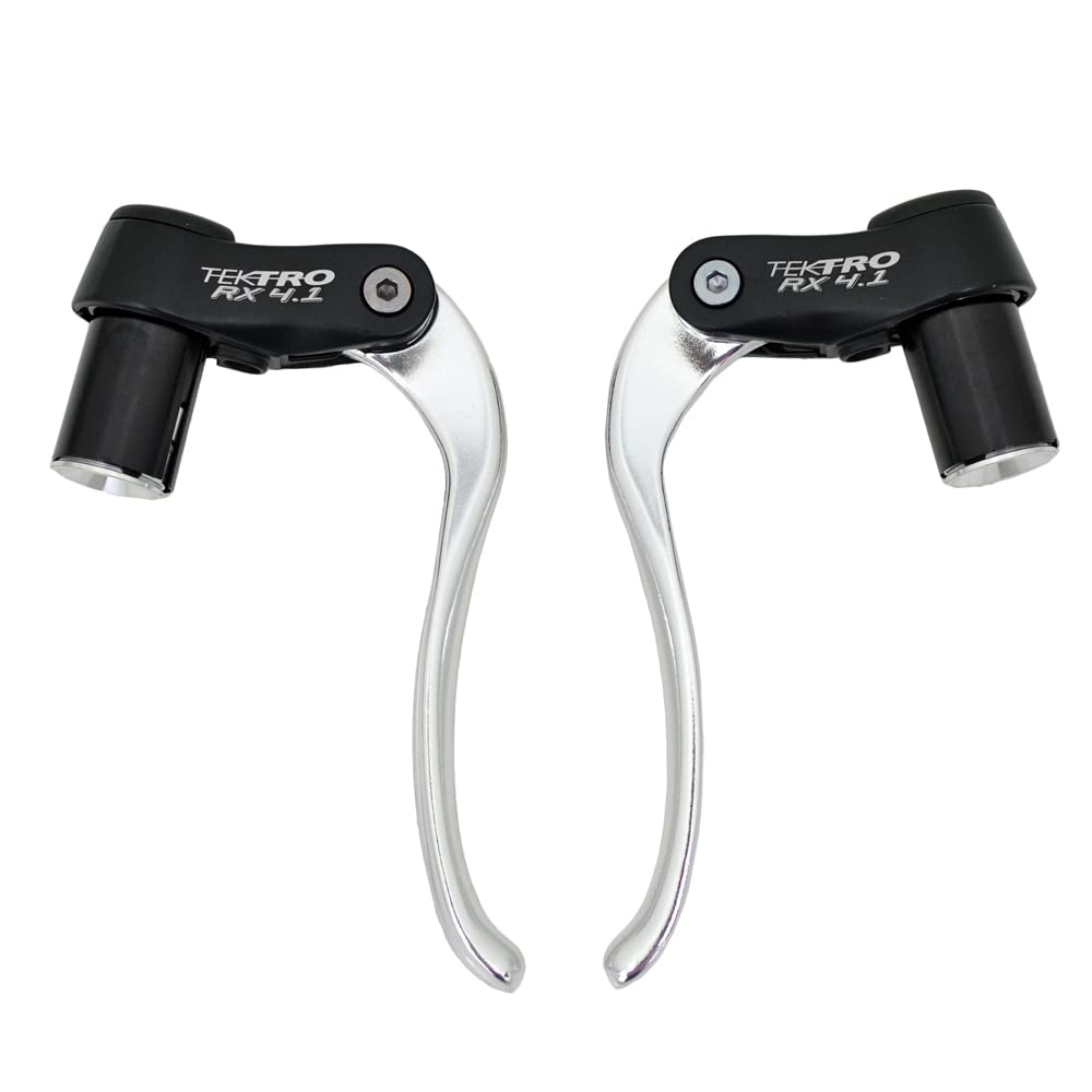 Tektro RX 4.1 Time Trial/TT/Triathlon Bar End Aero Brake Lever Set, Silver, MH1853