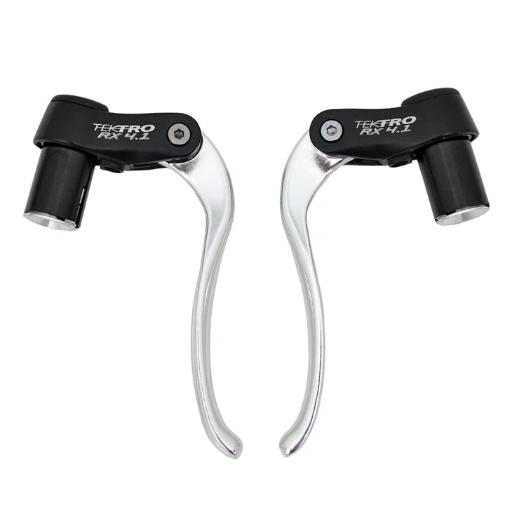 Tektro RX 4.1 Time Trial/TT/Triathlon Bar End Aero Brake Lever Set, Silver, MH1853