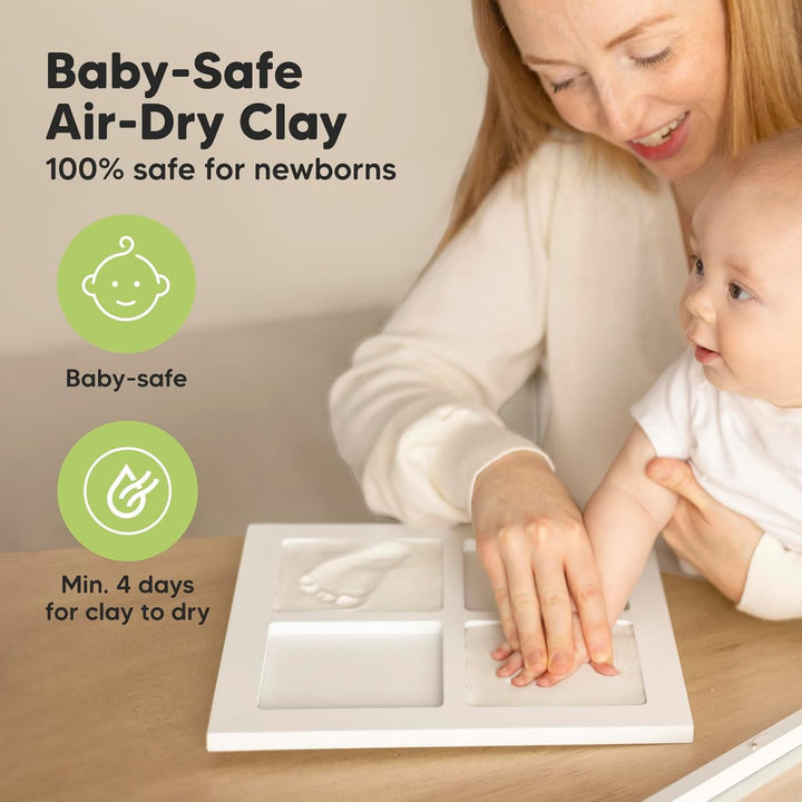 Baby Handabdruck und Fussabdruck Set - Baby Fussabdruck Set, Gipsabdruck Baby Hand und Fuss, Baby Fu