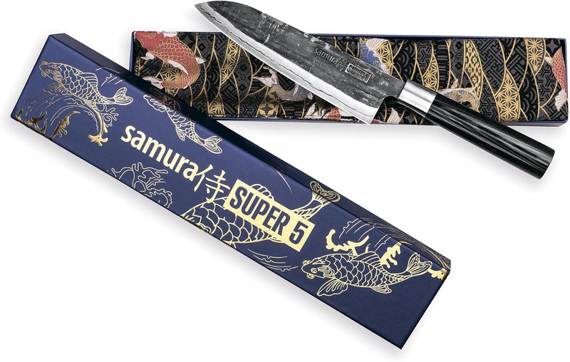 Samura Super 5 Professionelles japanisches Küchen-Santokumesser 182mm/7.2"