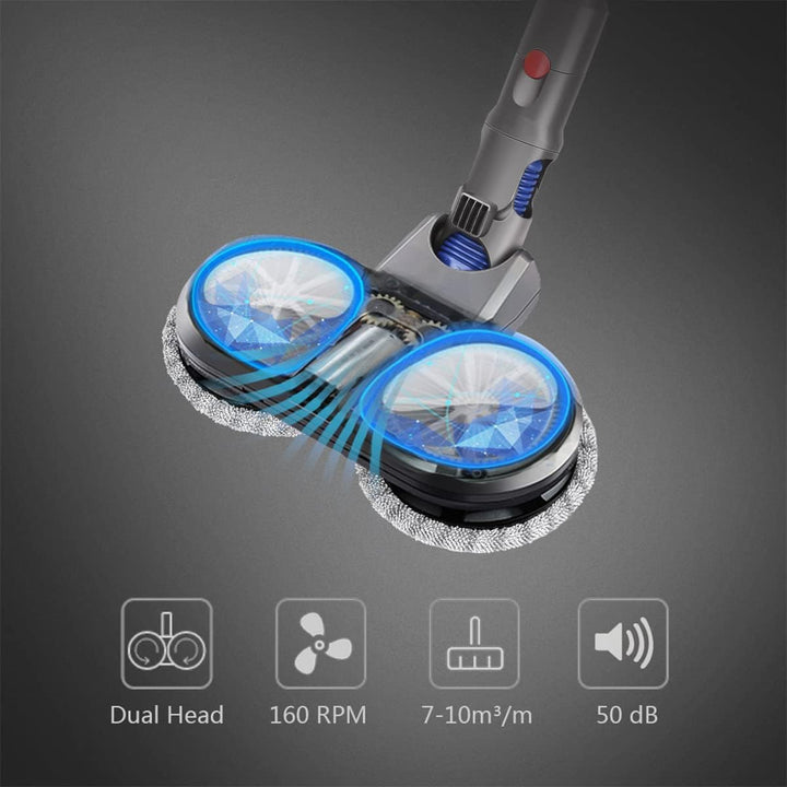 DrRobor Elektrischer Wischaufsatz für Dyson V12 Detect Slim, Wischmopp Aufsatz für Dyson V12 Slim St