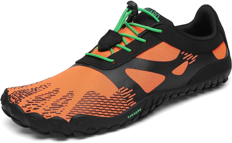 SAGUARO Herren Barfussschuhe Schnell Trocknend Traillaufschuhe Damen Fitnessschuhe rutschfeste Gr.36