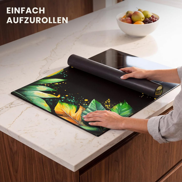 Herdabdeckplatte 70x52 cm Einteilig Abdeckplatten Cerankochfeld Abdeckung Ceranfeld Herdplattenabdec