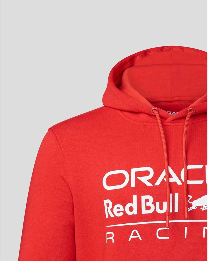Red Bull Oracle Racing Core Mono Hoodie, Unisex - Original Merchandise XS Rot, XS Rot