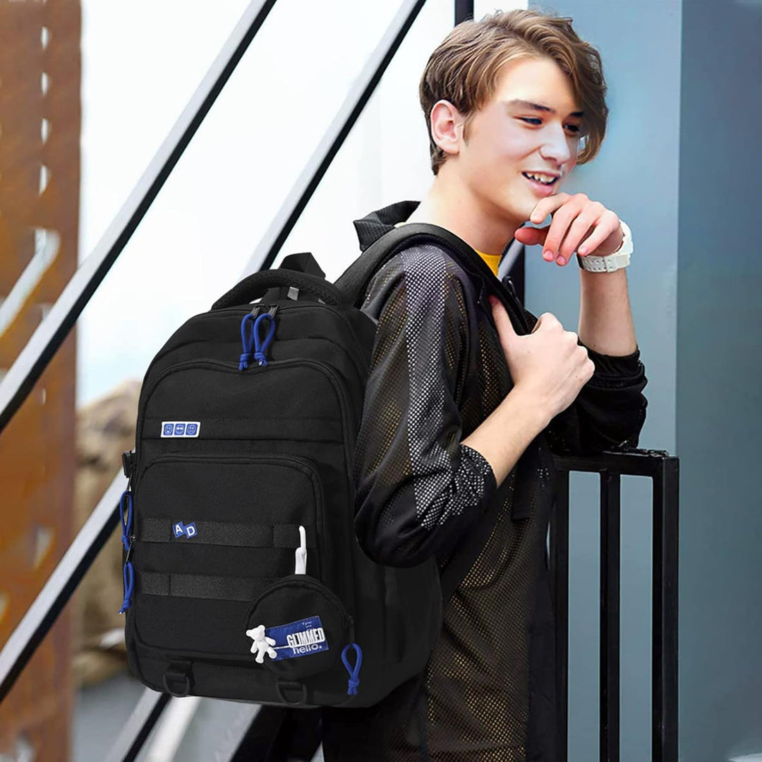 Amythe Schulrucksack Mädchen Teenager, Wasserdicht Daypack, Leichter Schulranzen Mädchen Jungen mit