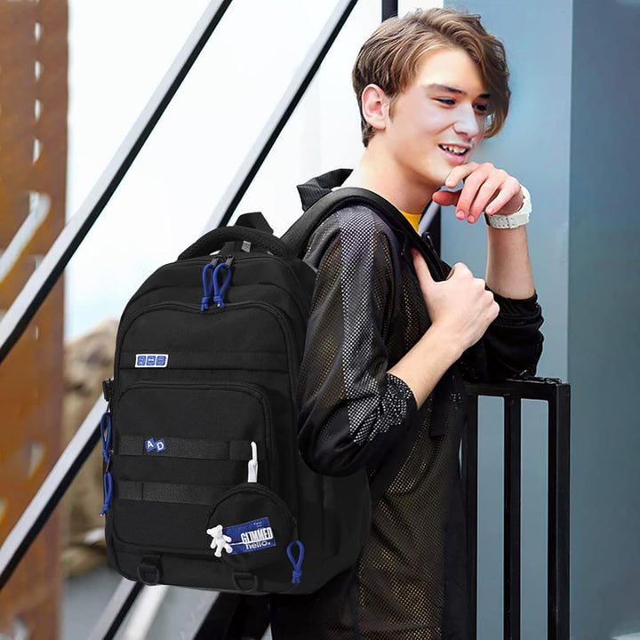 Amythe Schulrucksack Mädchen Teenager, Wasserdicht Daypack, Leichter Schulranzen Mädchen Jungen mit