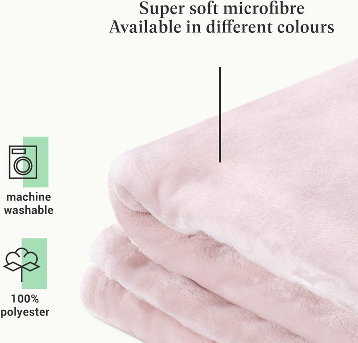 HOMELEVEL Decke mit Ärmeln 200 x 150 cm - XL Kuscheldecke zum Anziehen aus Microfaser - TV Wohndecke