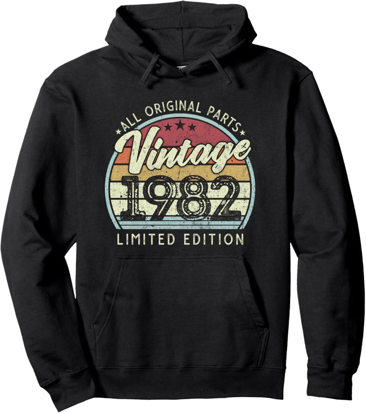 Jahrgang 1982 Limited Edition 40 Jahre alt 40. Geburtstag Pullover Hoodie