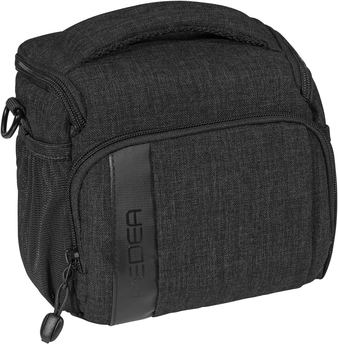 PEDEA DSLR-Kameratasche "Fashion" mit Displayschutzfolie für Fujifilm XF10 / Sony Alpha 5000 / Canon