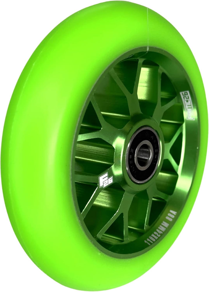 Fantic26 Spy7 Stunt Scooter Rolle I Trick I Tret I Kinder I Roller I Wheel I 110mm I ABEC 11 I Schne