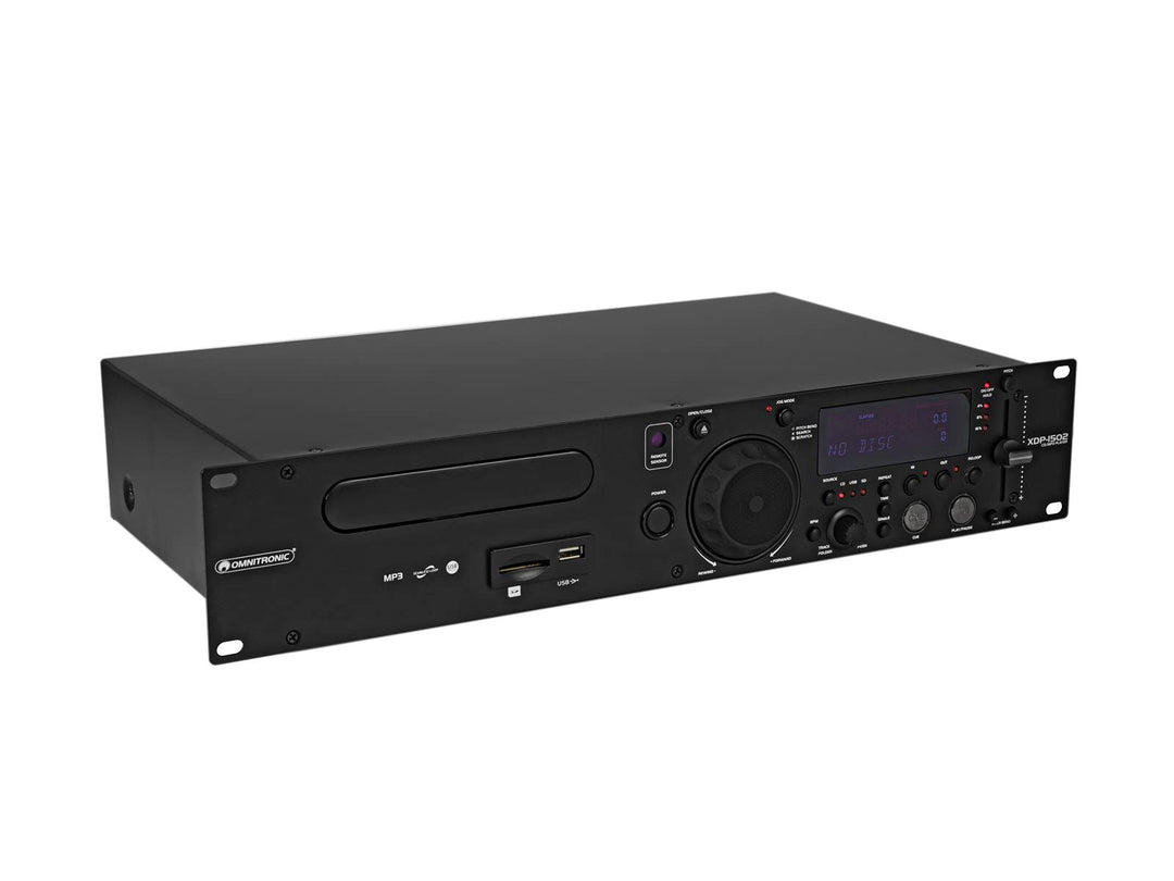 OMNITRONIC XDP-1502 CD-/MP3-Player | CD- und MP3-Player für CD, USB und SD