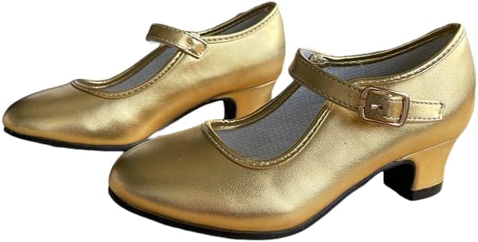 La Senorita Spanische Flamenco Schuhe 25 EU Gold, 25 EU Gold