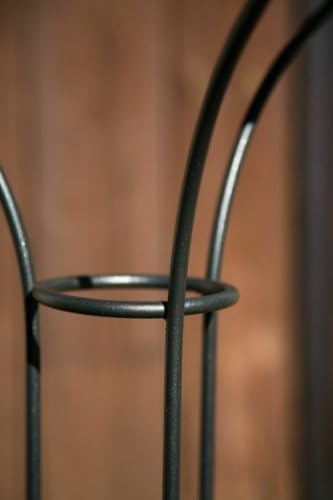 KUHEIGA Metallständer, Kranzhalter, Kranzständer, Mit Teller, Höhe: ca. 77,5 cm