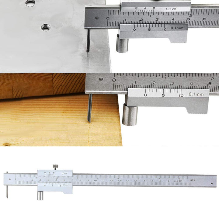 Metallschreiber, 0–200 Mm, Parallel Gekreuzter Messschieber, Markierungslehre, Metallschreibwerkzeug