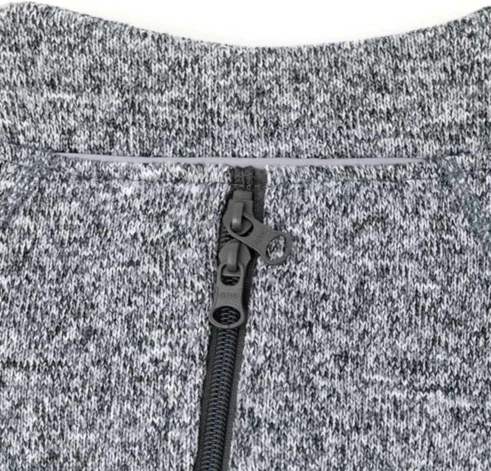 Kurgo Core Hunde-Pullover, Leichtes Fleece, Mit 2-Wege-Reissverschluss, Mit Hundegeschirr kompatibel