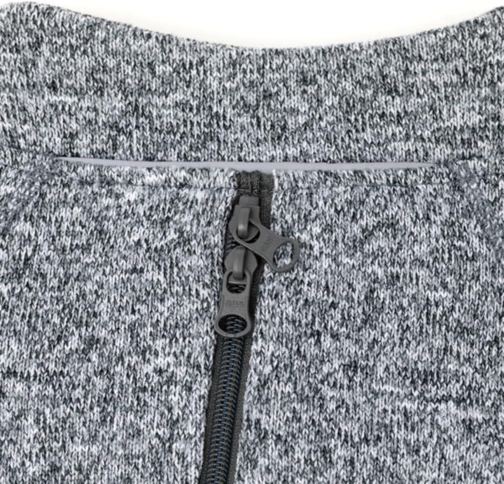 Kurgo Core Hunde-Pullover, Leichtes Fleece, Mit 2-Wege-Reissverschluss, Mit Hundegeschirr kompatibel