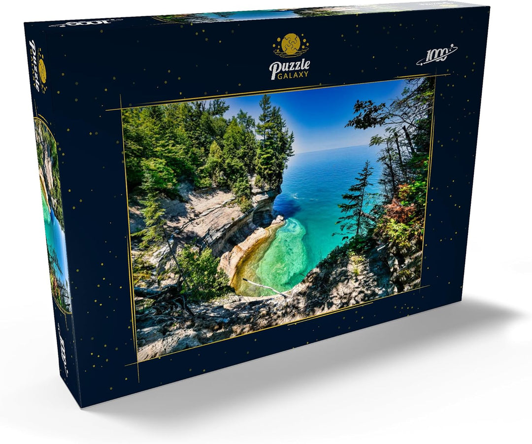 Der überragende Blick auf den Lake Superior in Michigan auf der oberen Halbinsel - Premium 1000 Teil