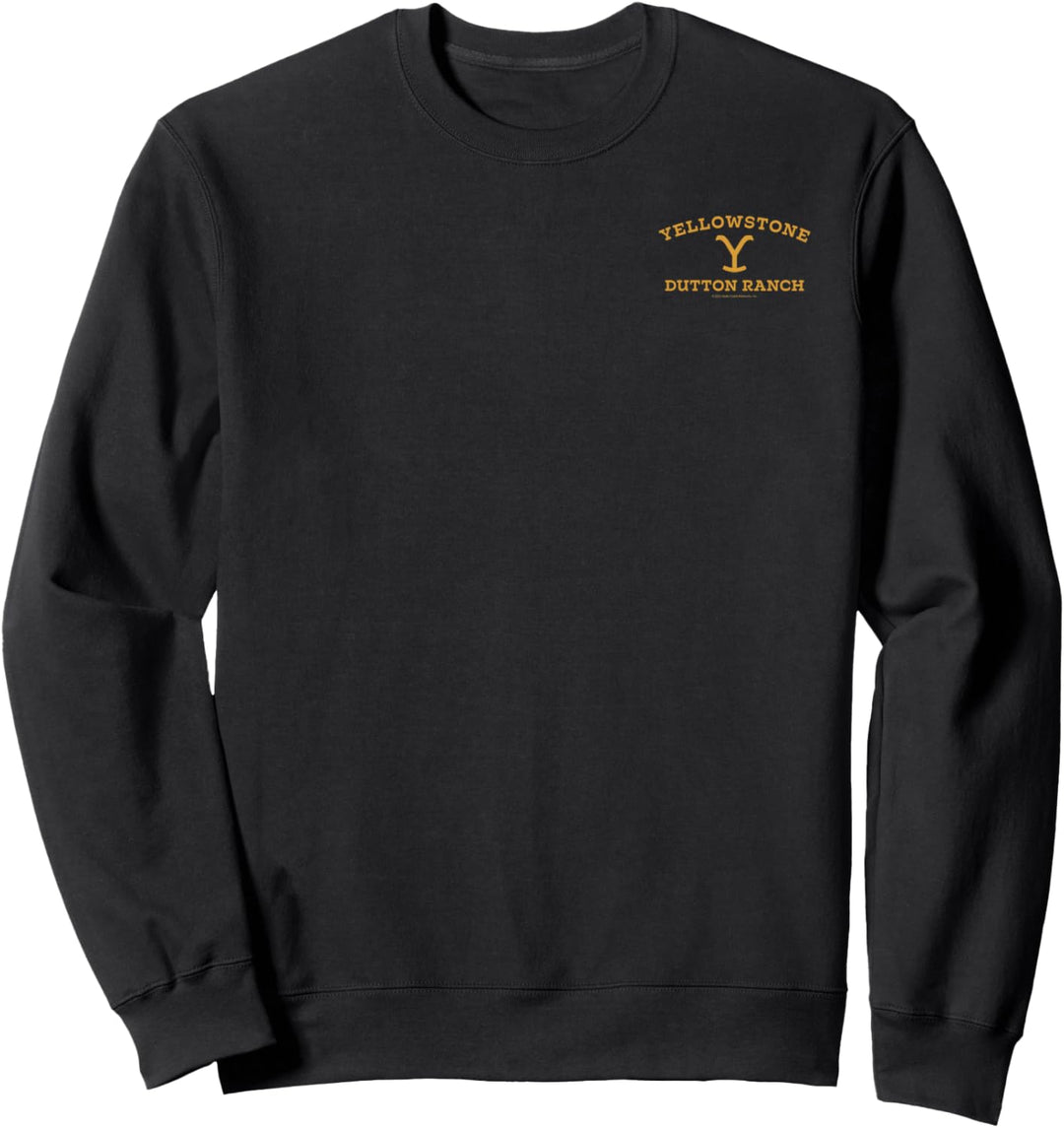 Yellowstone Dutton Ranch Gold Pocket Logo Sweatshirt