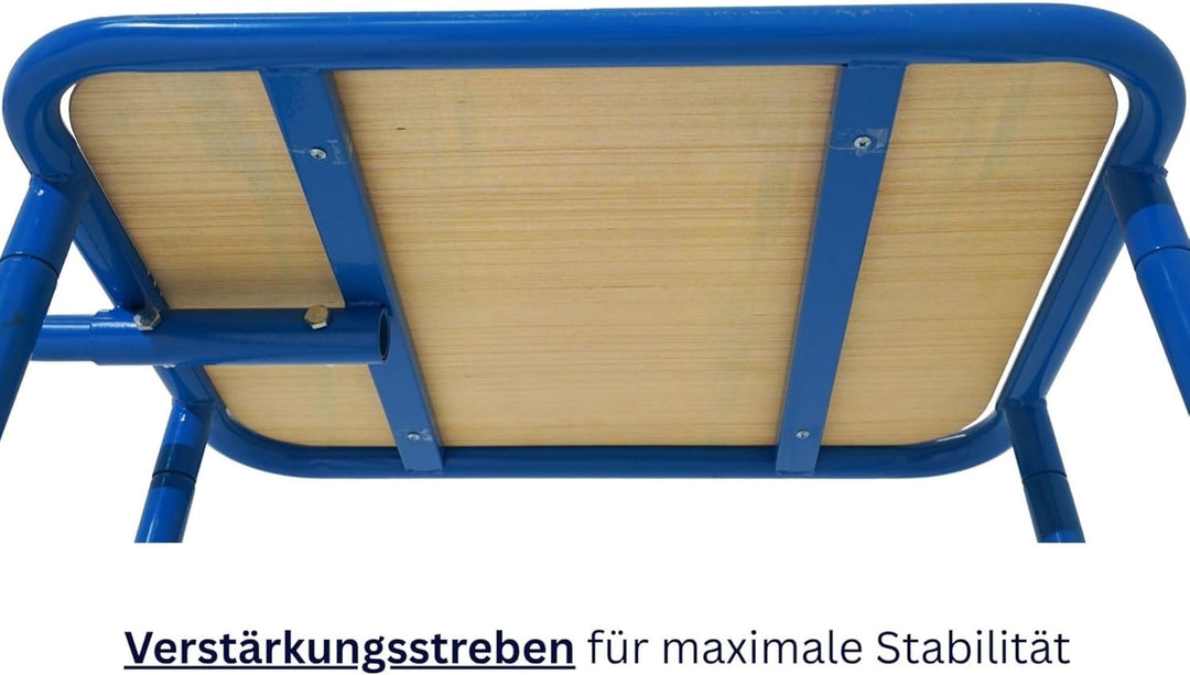 PROREGAL Profi Griffroller 2 Ebenen 102x50x60 cm Traglast 250kg Transportroller mit Griff 2X Lenkrol