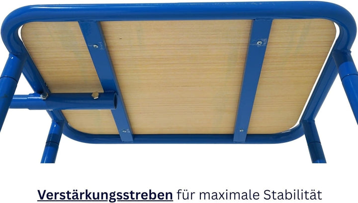 PROREGAL Profi Griffroller 2 Ebenen 102x50x60 cm Traglast 250kg Transportroller mit Griff 2X Lenkrol