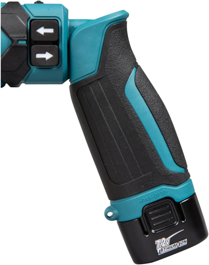 Makita DF012DSE Akku-Knickschrauber (7,2 V, Akkus/Ladegerät im Transportkoffer, 30 W, 7,2 V) schwarz