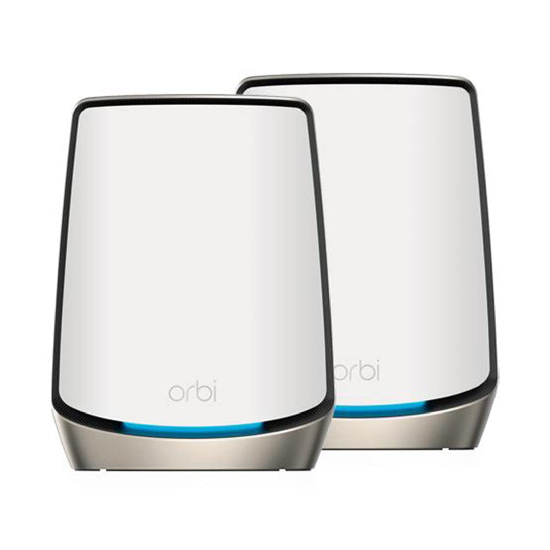 NETGEAR Orbi WiFi 6 Mesh WLAN System (RBK862S) | Triband Mesh, Router mit 1 Satelliten-Repeater, Abd