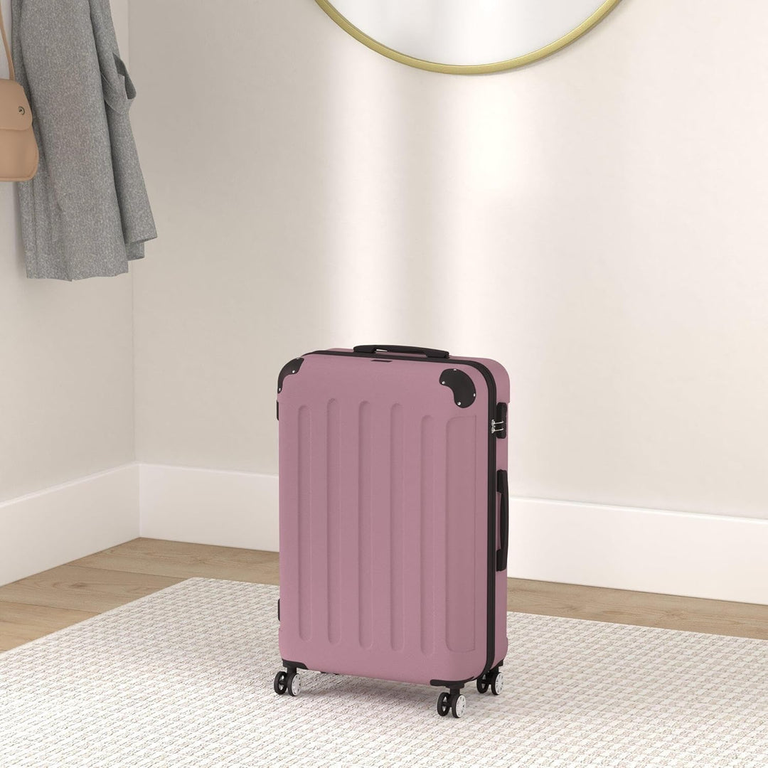 BEIBYE- Hartschalenkoffer Koffer Trolley Rollkoffer Reisekoffer Zahlenschloss 4 Zwilings-Rollen (Pri