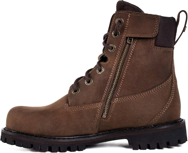 BROGER Alaska II Motorradstiefel Unisex | Rindsleder | SAS-TEC Knöchelprotektoren | Verstärkte Ferse