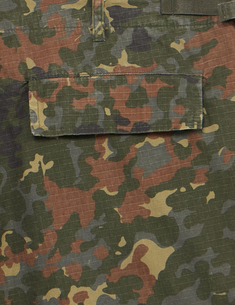 Mil-Tec Herren Ripstop Hemd XS Flecktarn, XS Flecktarn