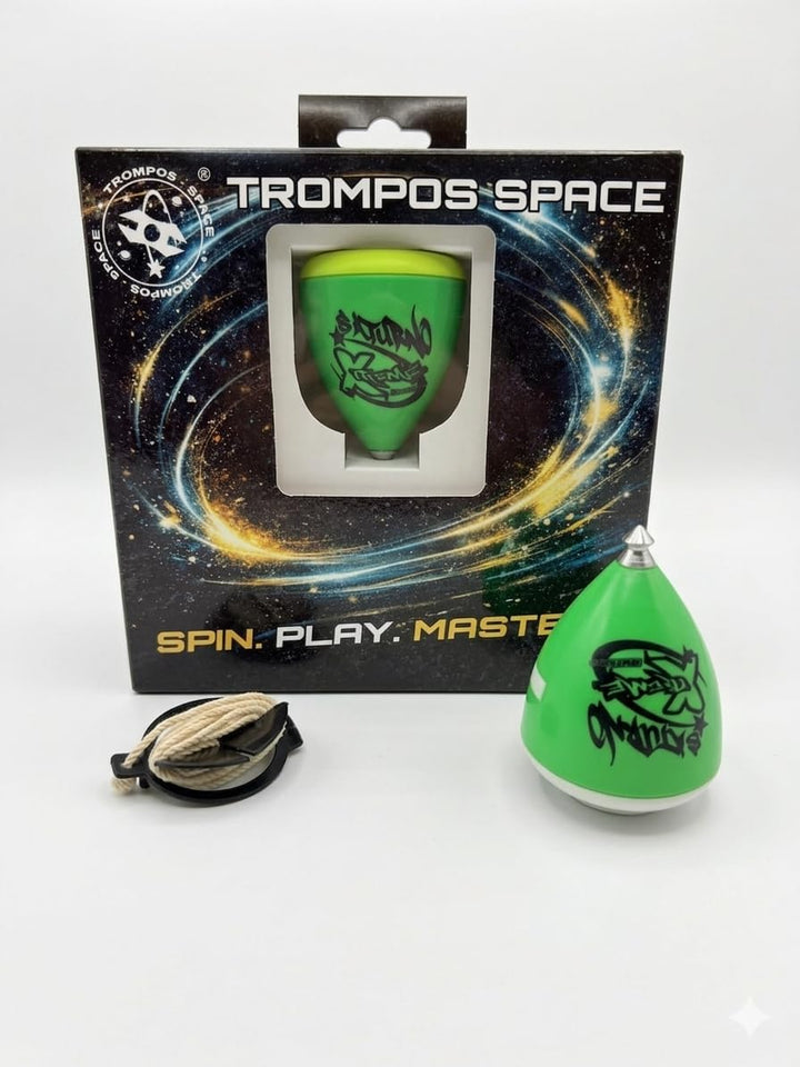 trompos space - Saturn XT Roller Gerardo Montero und Javi De Maria Kreisel, Grün, Medium (SXRVCU)
