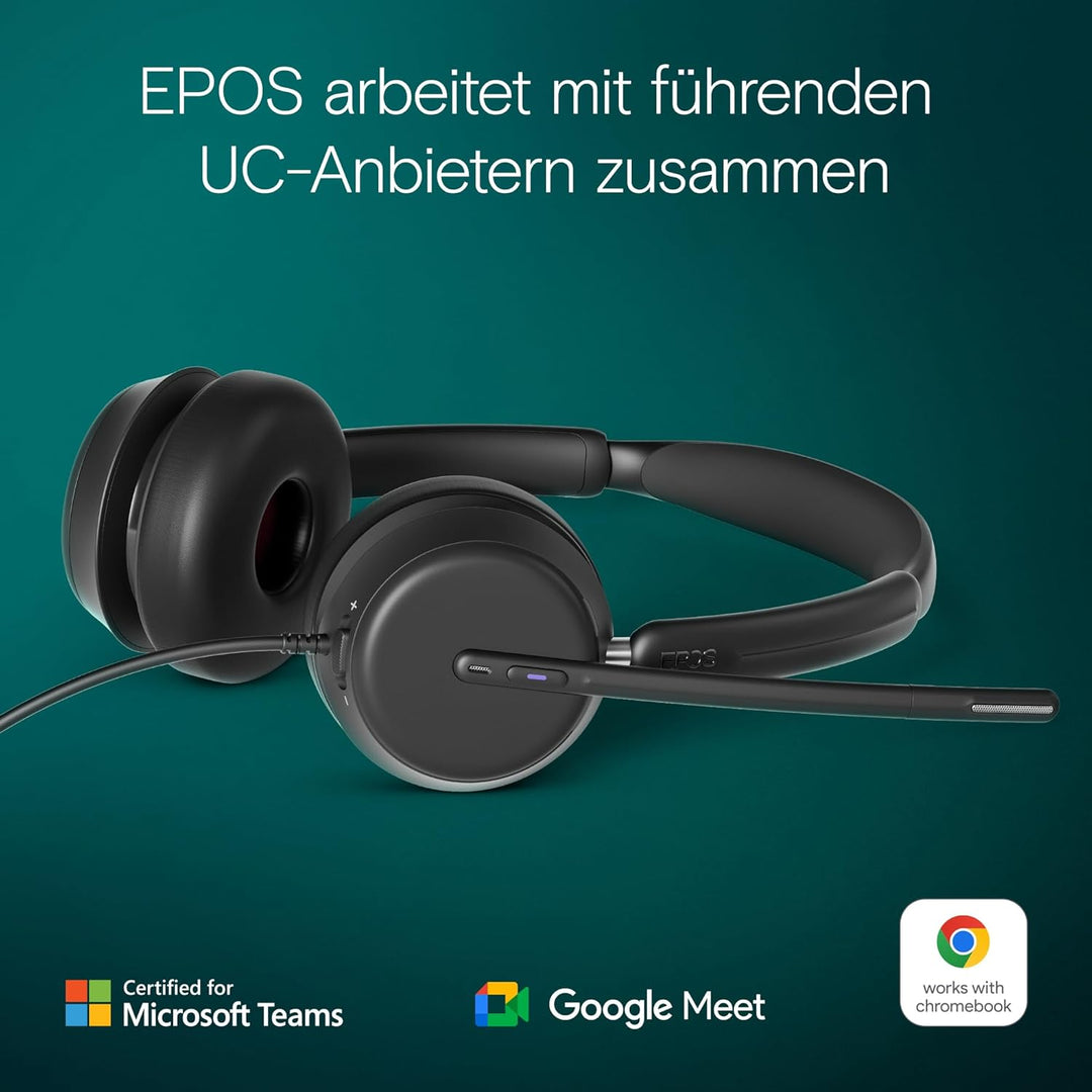 EPOS IMPACT 860T ANC 1001177 Wired, USB-C with ANC and Microsoft Teams Certification, Wired, USB-C w