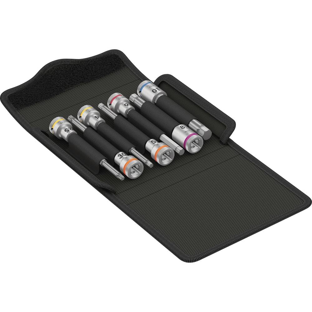 Wera 05004176001 Bicycle Set 8, Bitnuss-Satz, 7-teilig 3/8 Bitnuss-satz, 7-teilig Bicycle Set 8, 3/8
