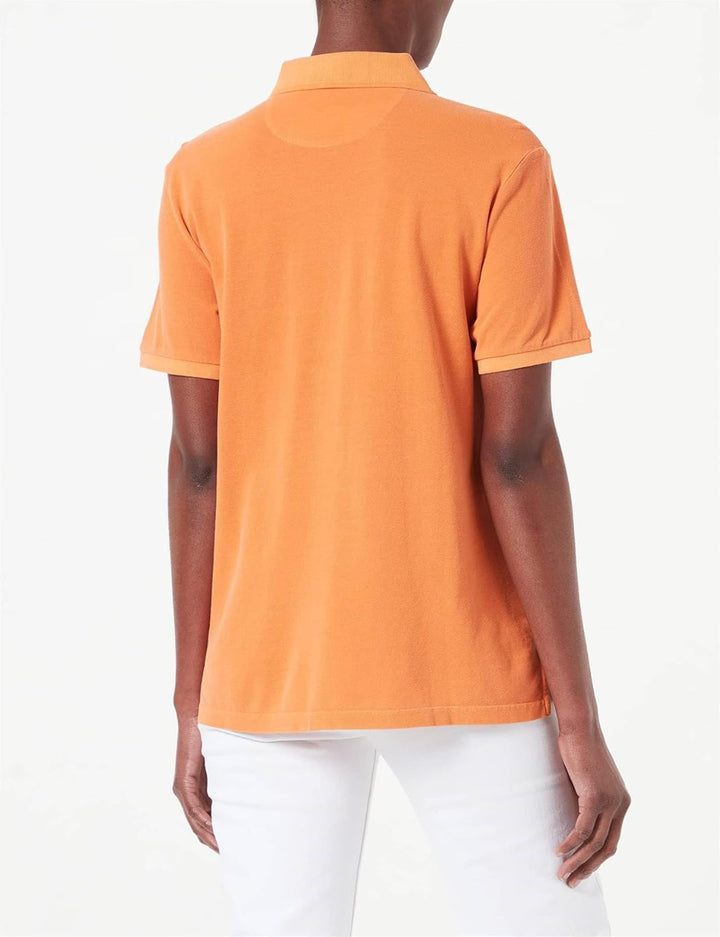 Gant Damen Sunfaded Ss Polo Pique Polohemd XS Sweet Orange, XS Sweet Orange