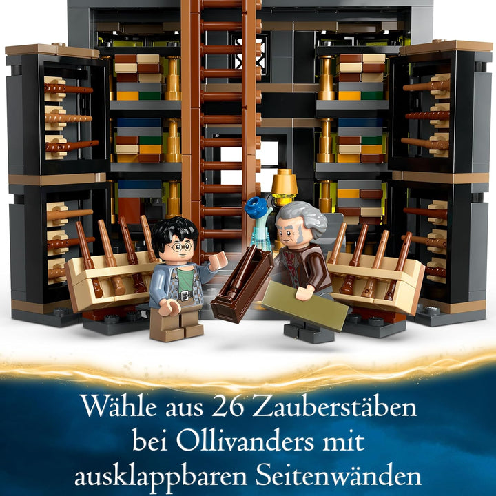 LEGO Harry Potter Ollivanders & Madam Malkins Anzüge, Läden aus der Winkelgasse, Spielset für Kinder