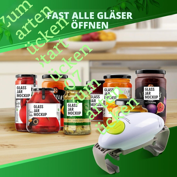 YUET Elektrischer Dosenöffner, Küchenhelfer, robust, automatischer Dosenöffner für neue versiegelte