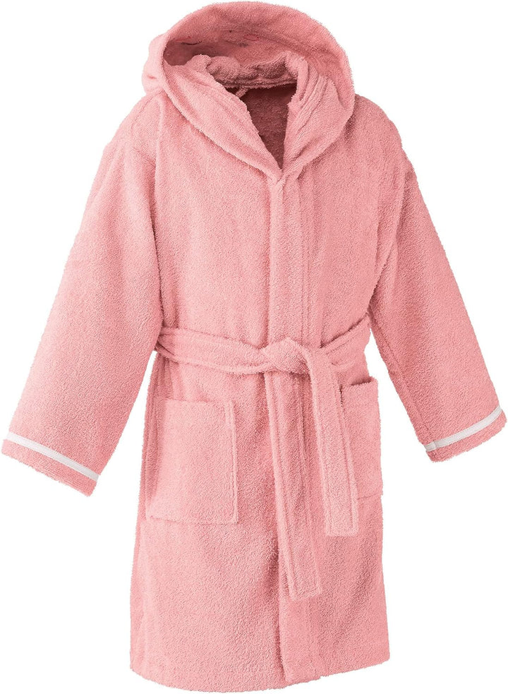 Erwin Müller Kinder Bademantel Einhorn Frottier - kuschelweich, saugstark, mit Kapuze, Taschen und B