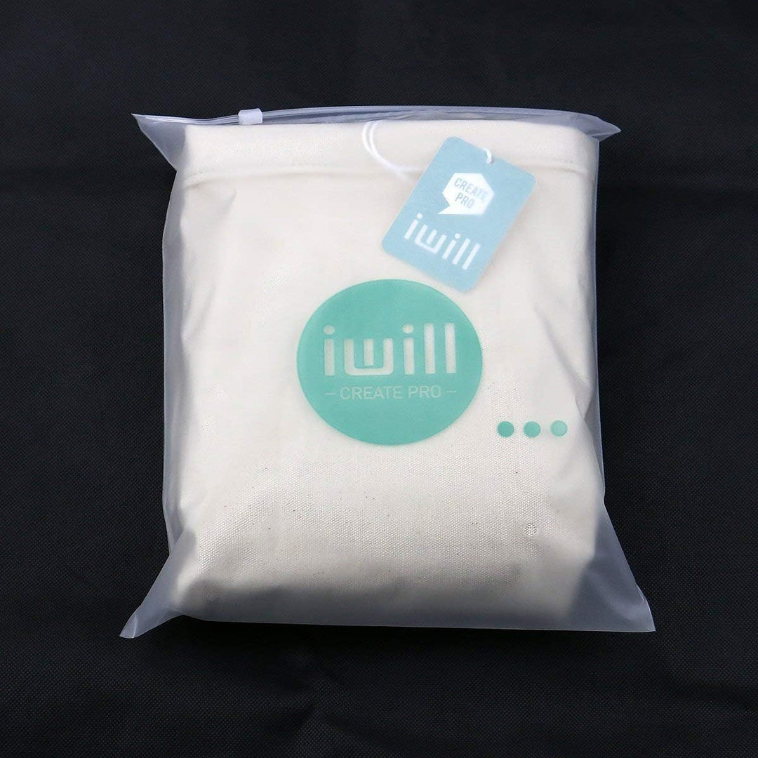 iwill CREATE PRO Grosse, weiche Aufbewahrungstasche aus Segeltuch, Aufbewahrungsbox für Schränke, at