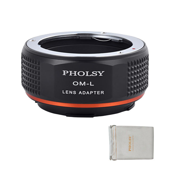 PHOLSY Objektivadapter OM auf L Mount Adapter Konverter Kompatibel mit Olympus Zuiko OM Objektiv und