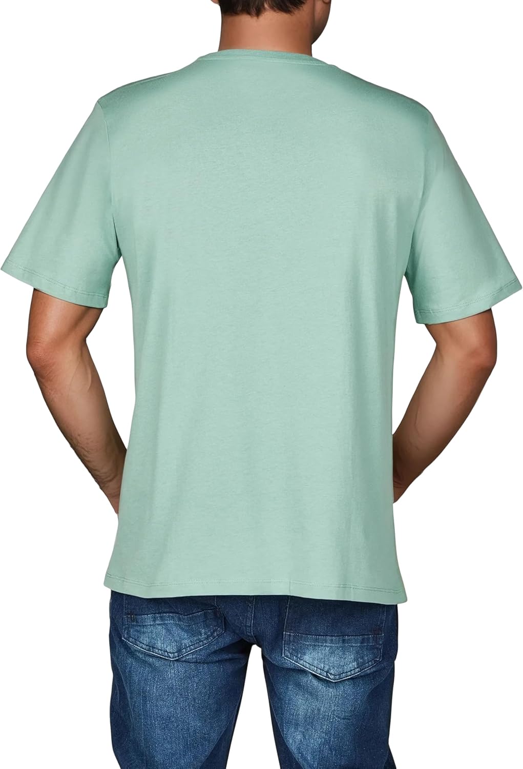 JACK & JONES JJLINO T-Shirt 4er Pack Rundhals Kurzarm Shirt Regular Fit Print Sommer 100% Baumwolle