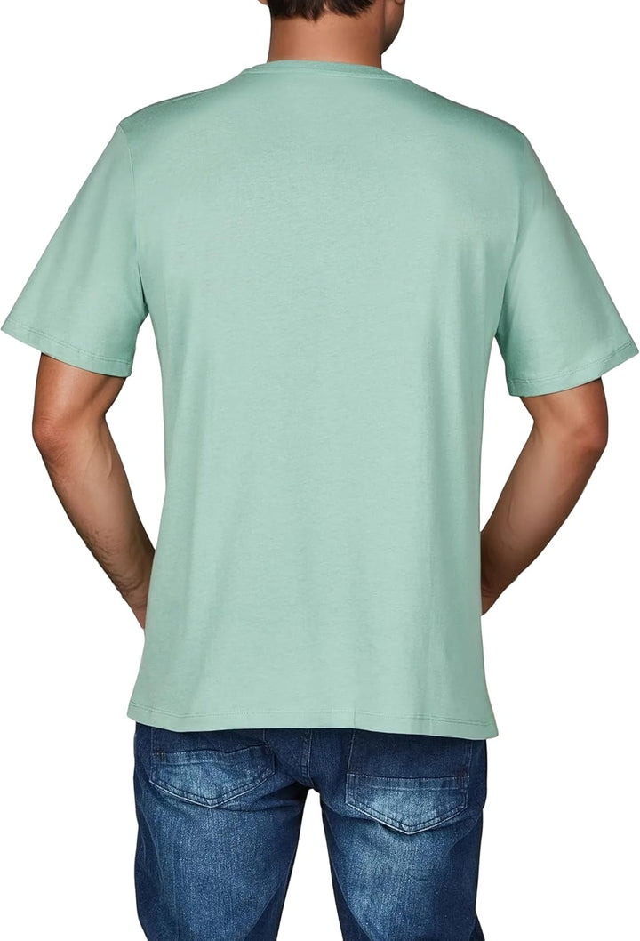 JACK & JONES JJLINO T-Shirt 4er Pack Rundhals Kurzarm Shirt Regular Fit Print Sommer 100% Baumwolle