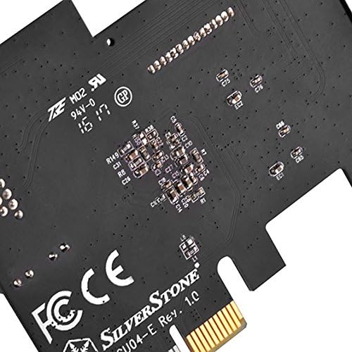 SilverStone SST-ECU04-E - PCI-E Erweiterungskarte, 1x intern USB 3.1 19-pin Anschluss, 10 Gbps, ReDr