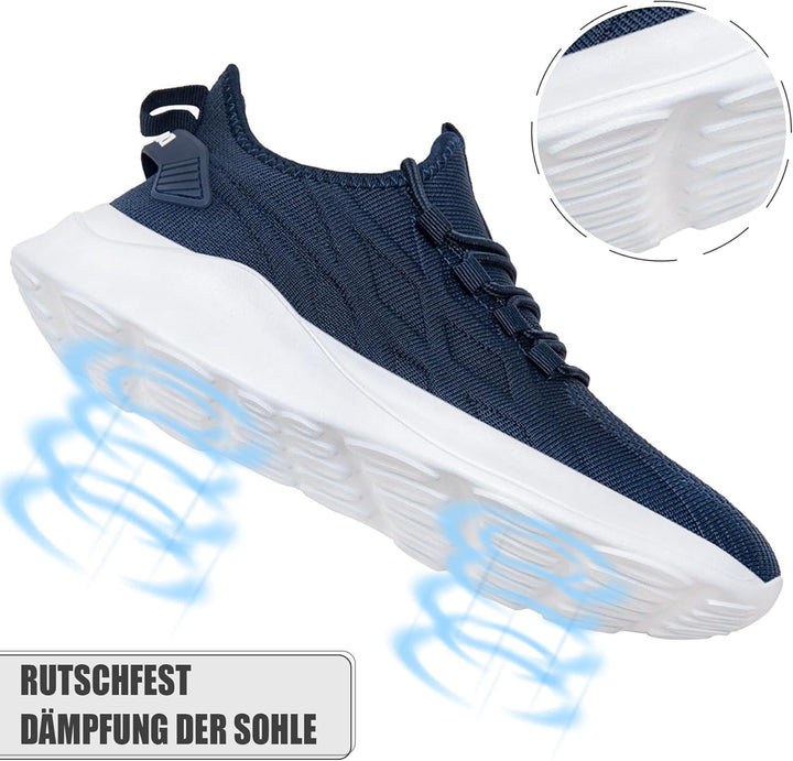 ZMBCYG Herren Sportschuhe Laufschuhe Turnschuhe Schuhe Strassenlaufschuhe Tennisschuhe Sneaker 39 EU
