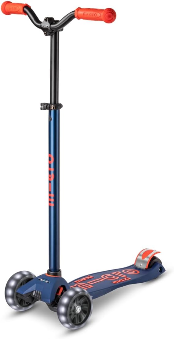 Maxi micro™ Deluxe Pro LED | Das ORIGINAL | Kinder Roller ab 5 Jahren | Premium Kinderroller von 5-7