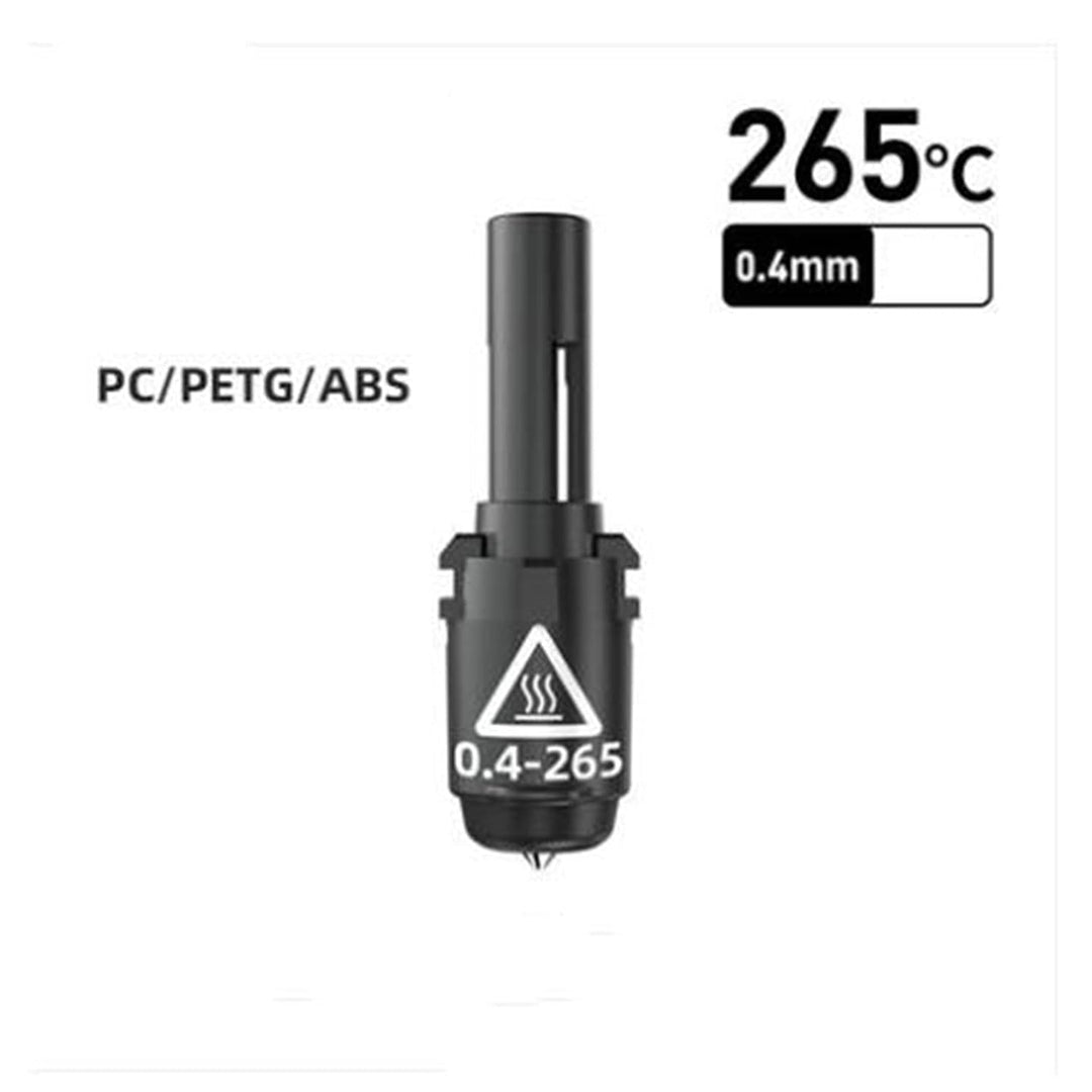 LICHIFIT Ersatzdüse, Montage-Hotend-Kit 265 ℃, Hochtemperaturdüse für Adventurer 3/4 3D-Drucker, ver