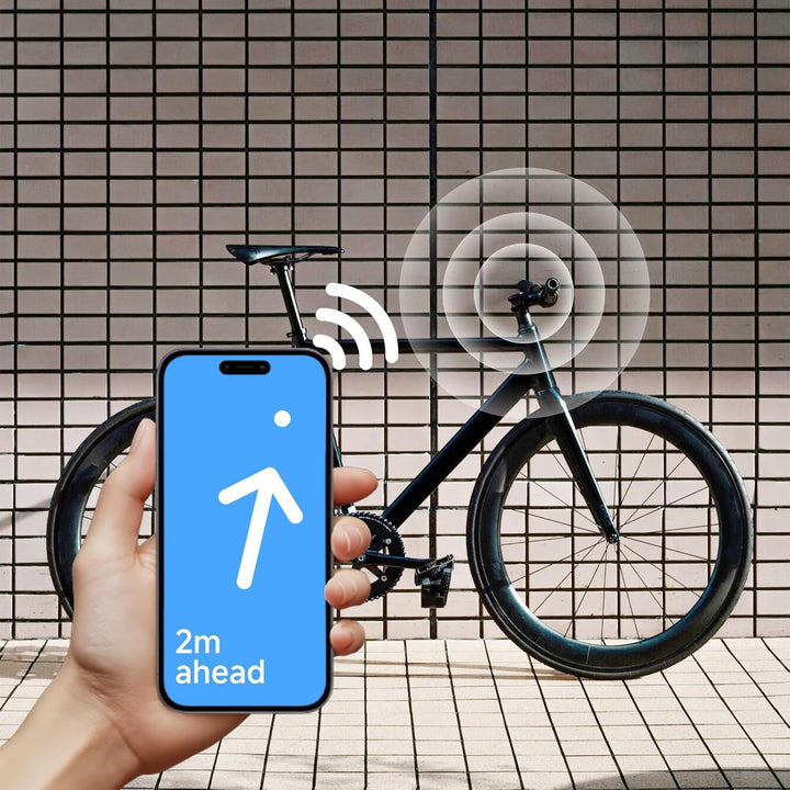 Versteckte Fahrradvorbaukappenhalterung für AirTag, passend für Headset-Kappengrösse 3,8 cm & 3,8 cm