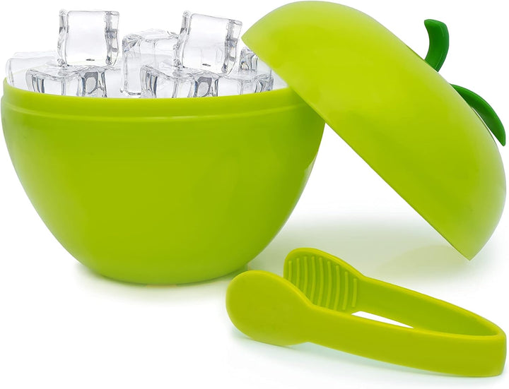 Eisbehälter – Eimer für Eiswürfel – Motiv Apfel