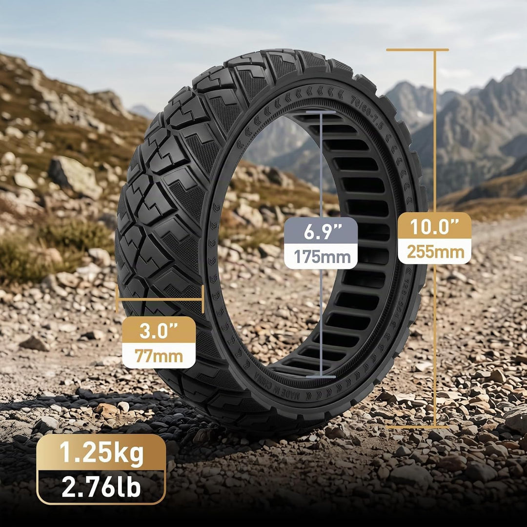 70/60-7,5 Vollreifen für Segway Ninebot ZT3 / ZT3 Pro Elektroroller 11 Zoll Ersatzreifen Vollgummire